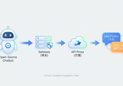 Clawdbot 接入飞书（Lark/Feishu）的链路示意图：Gateway + Proxy