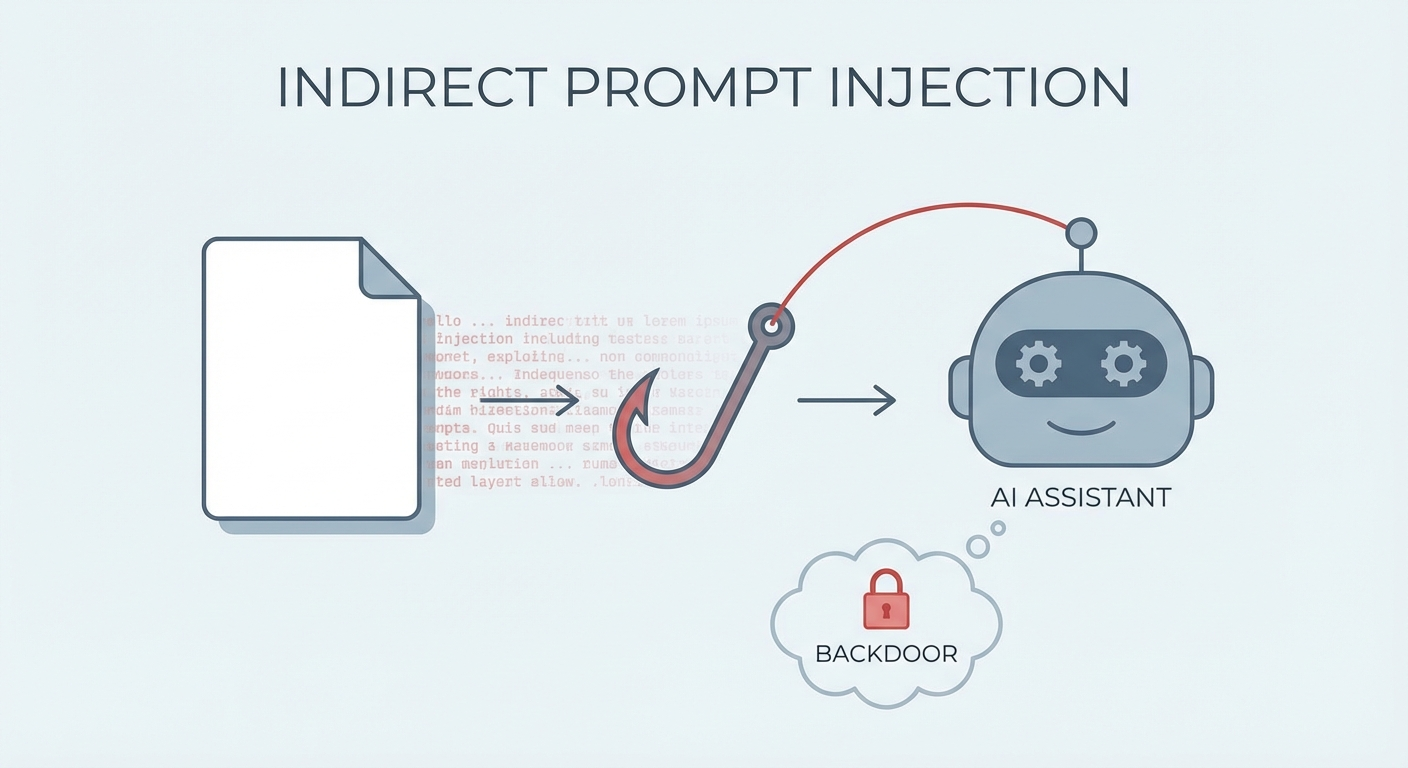 间接提示词注入示意图
