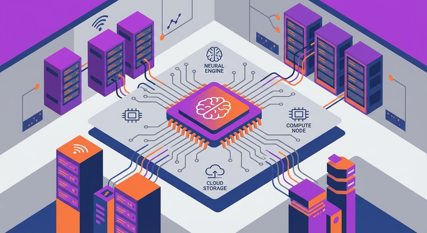 AI芯片竞争示意图